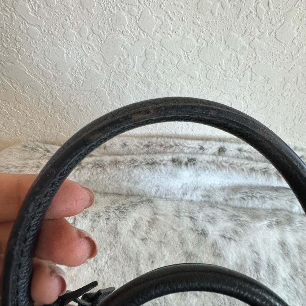 LV LOUIS VUITTON MONOGRAM BLACK EMPREINTE MONTAIGNE BB CROSSBODY. P0068 - Picture 11 of 17